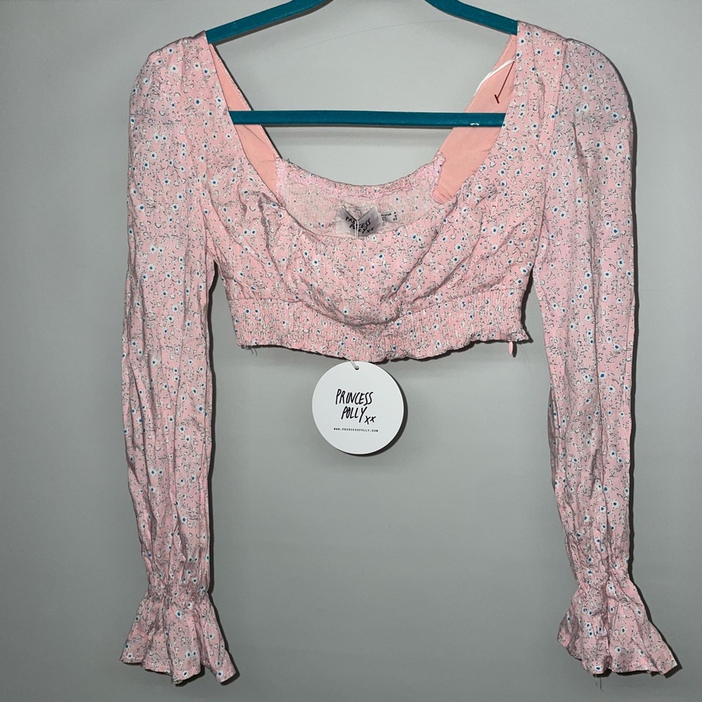 Princess Polly The Susanna Set Pink Floral Top